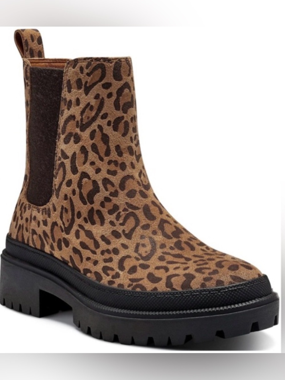 Lucky Leopard Print Chelsea Boots - Brand New Never Worn No Box